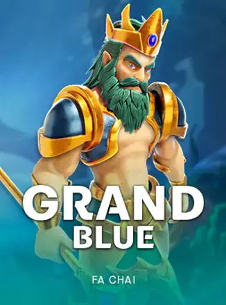 ภาพหน้าปกเกมสล็อต Grand Blue ธีมผจญภัยใต้สมุทรสีคราม จากค่าย FaChai